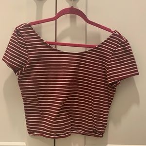 Striped Crop Top